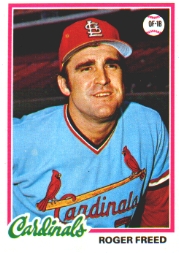 1978 Topps Baseball Cards      504     Roger Freed